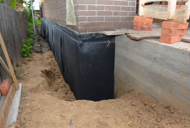 Happy homeowners after waterproofing job in Fairfax